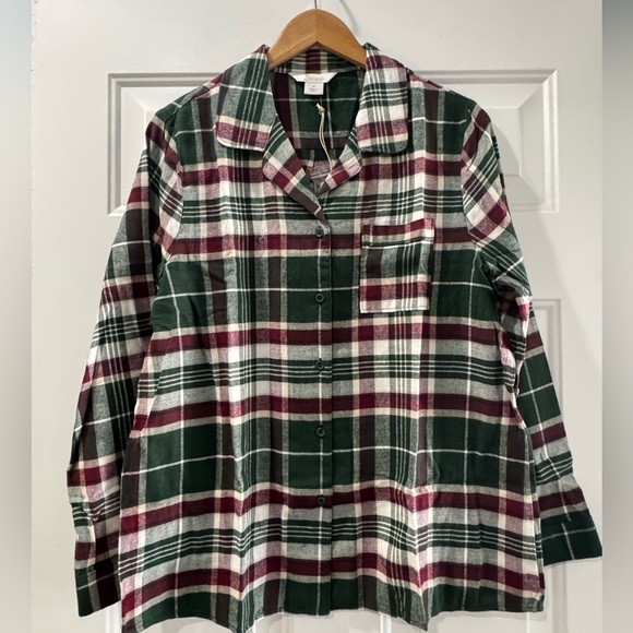 Natural Reflections Women’s Plaid Flannel
Pajama Long-Sleeve Shirt Size M NWT - Picture 9 of 9